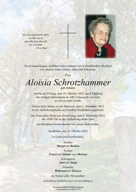 Aloisia Schrotzhammer