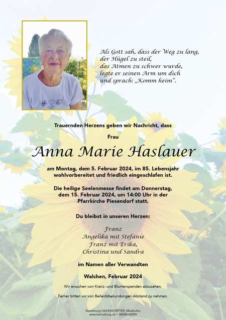 Anna Marie Haslauer