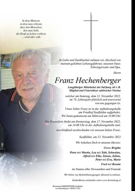 Franz Hechenberger