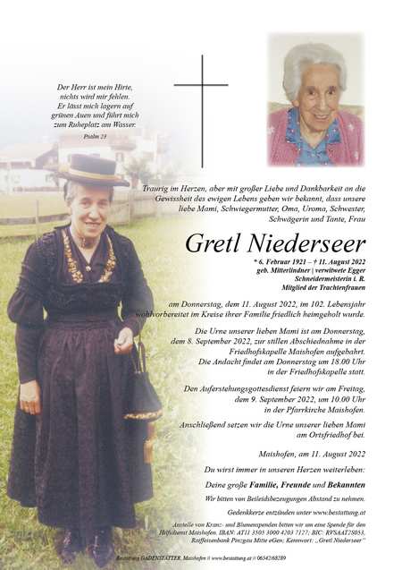 Gretl Niederseer