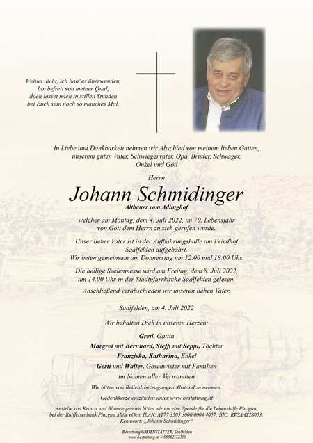 Johann Schmidinger