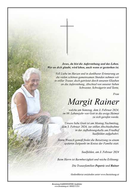 Margit Rainer