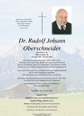 Rudolf Johann Oberschneider