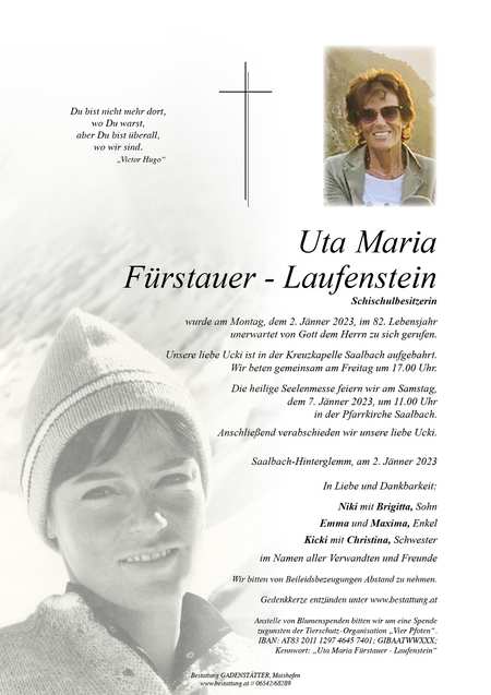 Uta Maria Fürstauer - Laufenstein