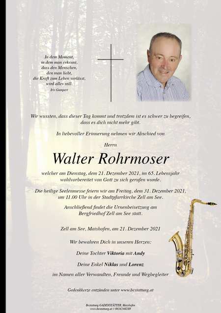 Walter Rohrmoser