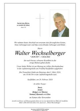 Walter Wechselberger